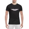 Aston Martin logo silver